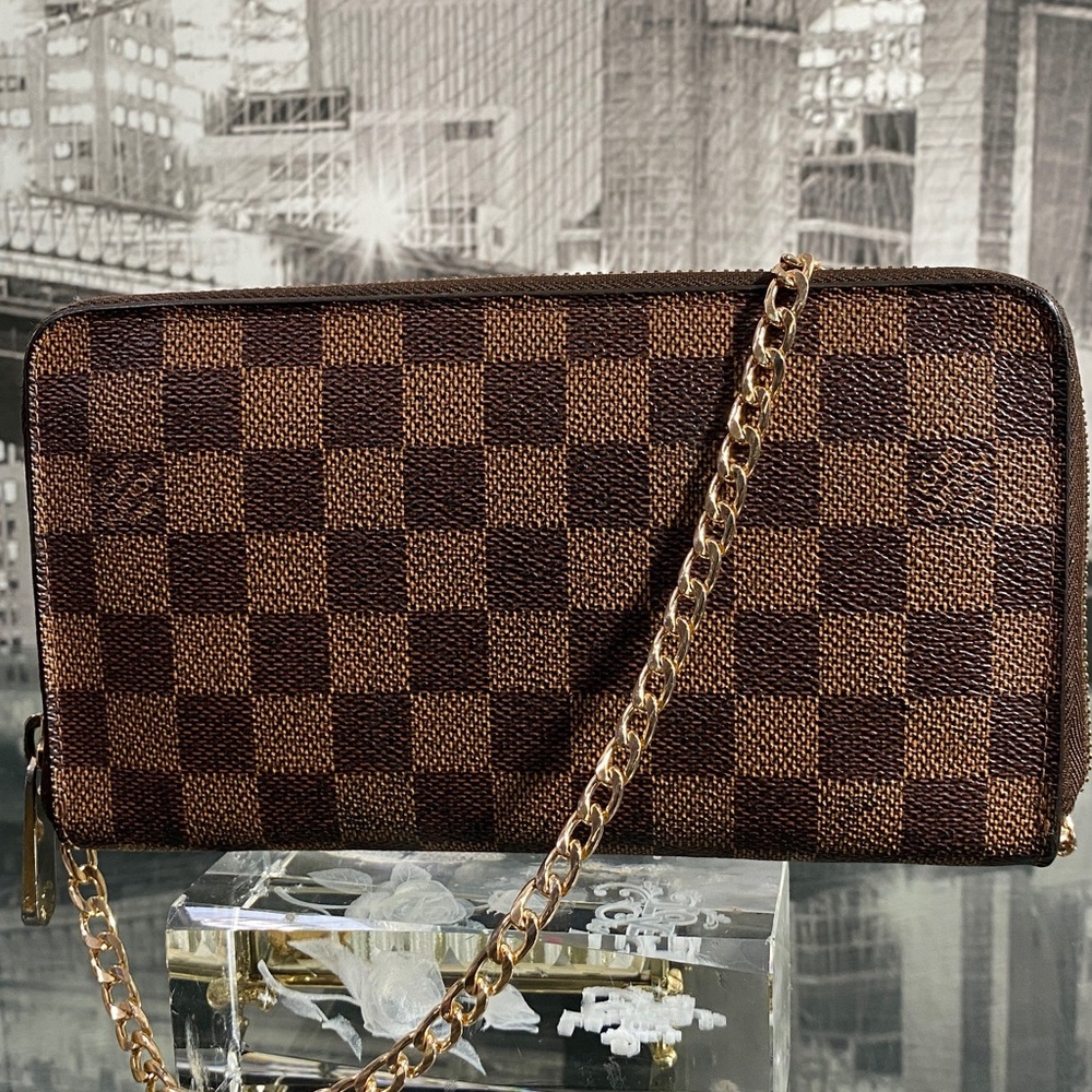 Authentic Rare Louis Vuitton Damier Organizer Zippy Wallet - Picture 5 of 17